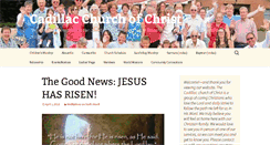 Desktop Screenshot of cadillacchurchofchrist.com